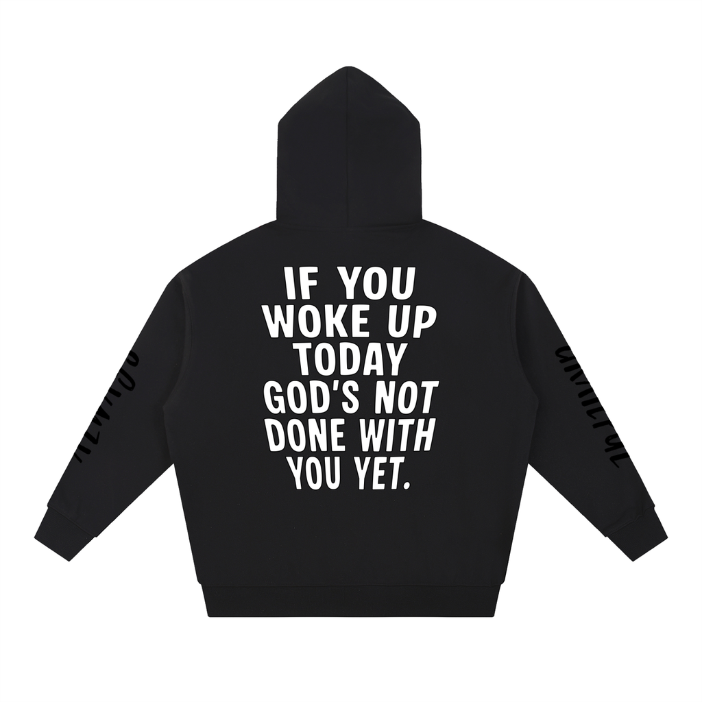 Heavyweight "GODS NOT DONE" Hoodie