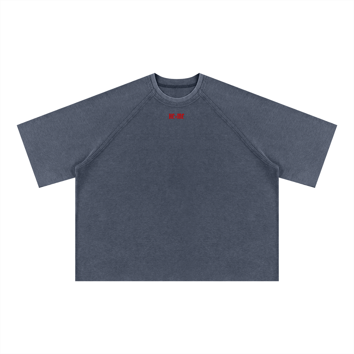 "HE IS GREATER THAN ME" Waffle Tee