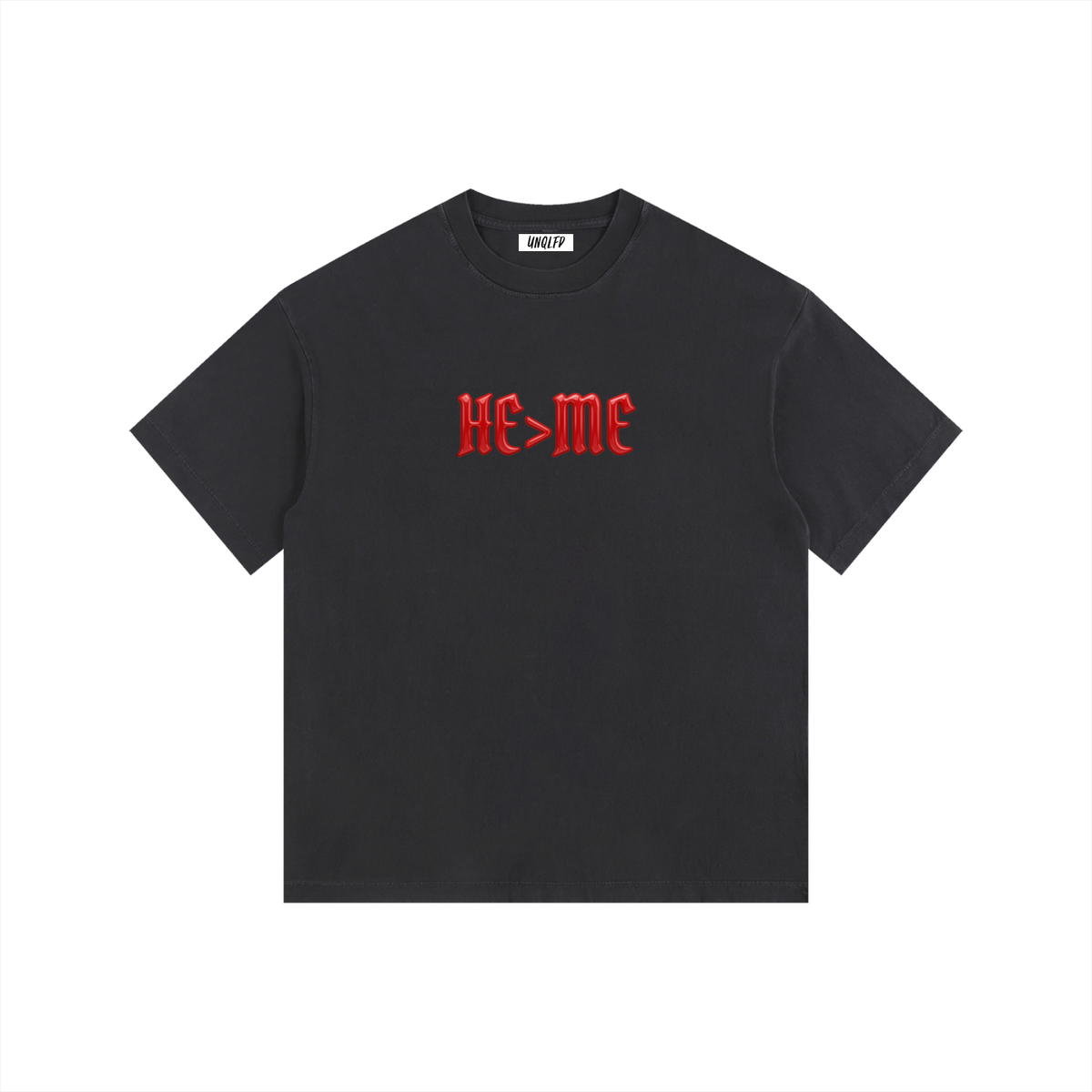 "HE IS GREATER THAN ME" Vintage Wash Cotton Tee