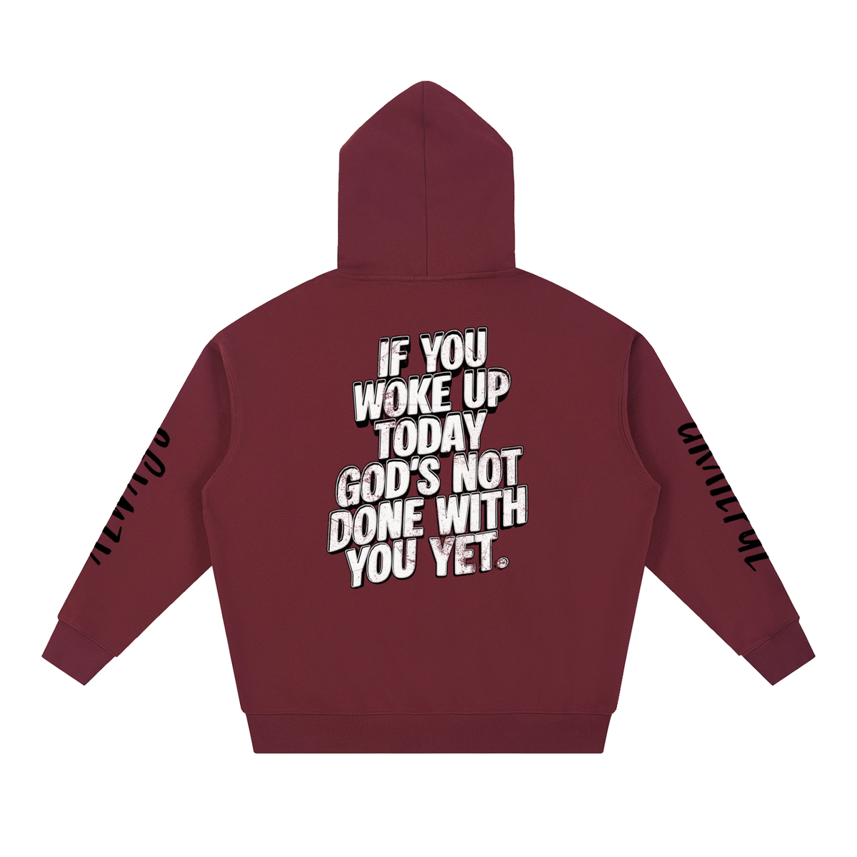 Heavyweight "GODS NOT DONE" Hoodie