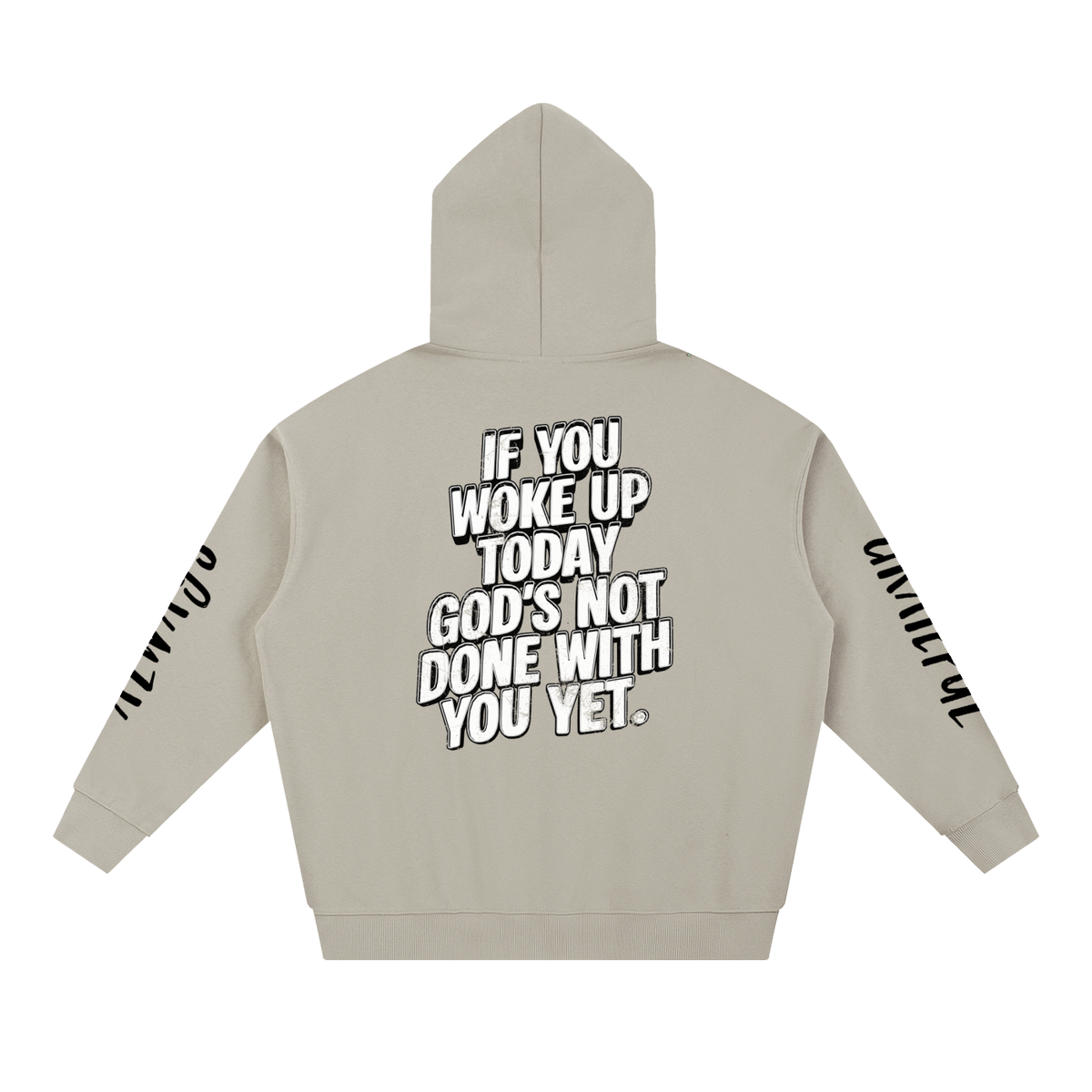 Heavyweight "GODS NOT DONE" Hoodie