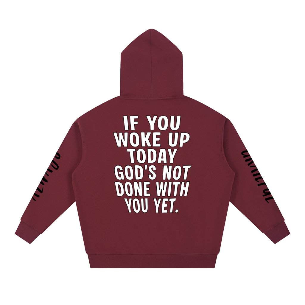 Heavyweight "GODS NOT DONE" Hoodie