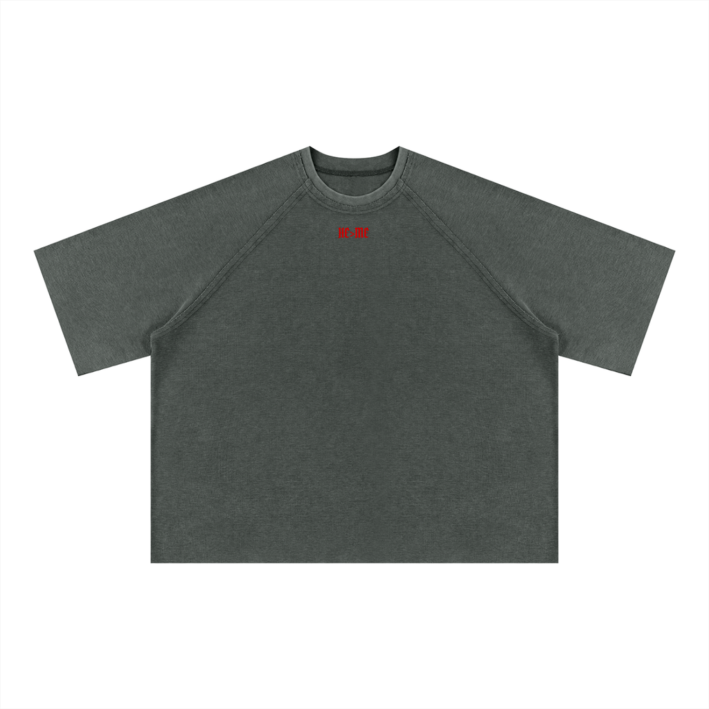 "HE IS GREATER THAN ME" Waffle Tee