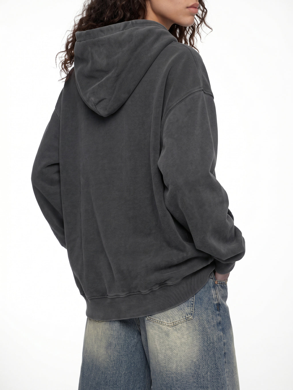 "He Is First" Vintage Wash Hoodie